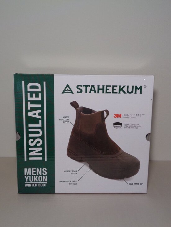 Staheekum Size 8 M / YUKON / Brown / Slip On / Winter / Boots New Men\'s Shoes main image 14
